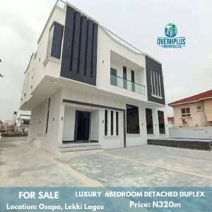 Read more about the article LUXURY 6 BEDROOM  DETACHED DUPLEX IN OSAPA